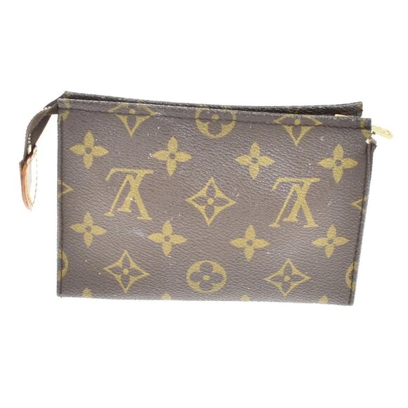 LOUIS VUITTON Poche Toilette 15 Clutch Pouch Bag Monogram Leather M47546 69KB097 - Picture 4 of 15